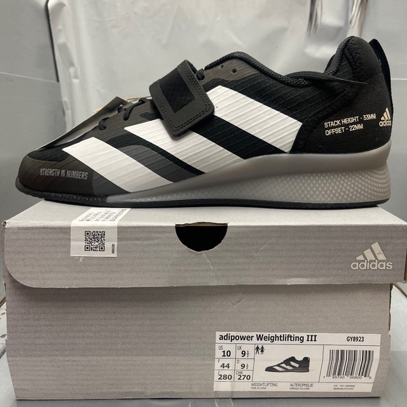 BNWT Adidas Adipower Weightlifting III 10M - Picture 1 of 4